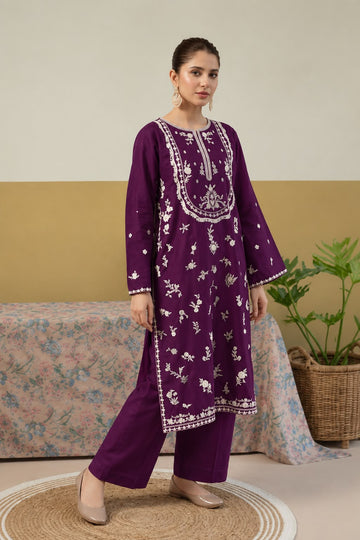 Dhanak Embroidered 2-Piece-ZQ-2025