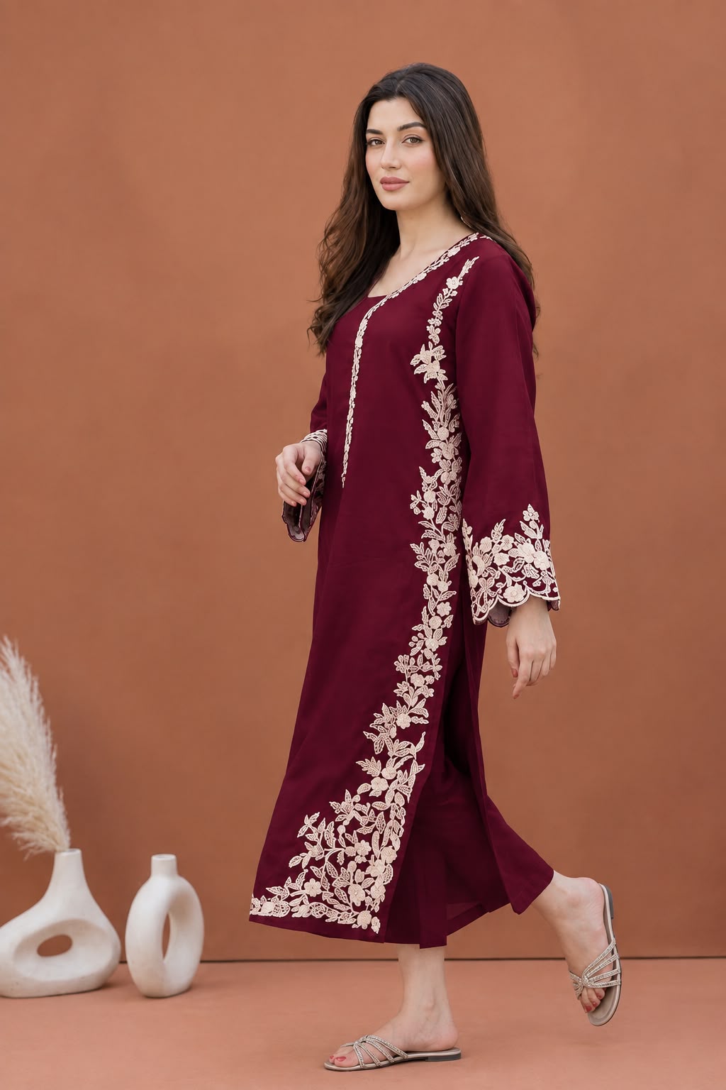 Dhanak Embroidered 2-Piece-ZQ-2023