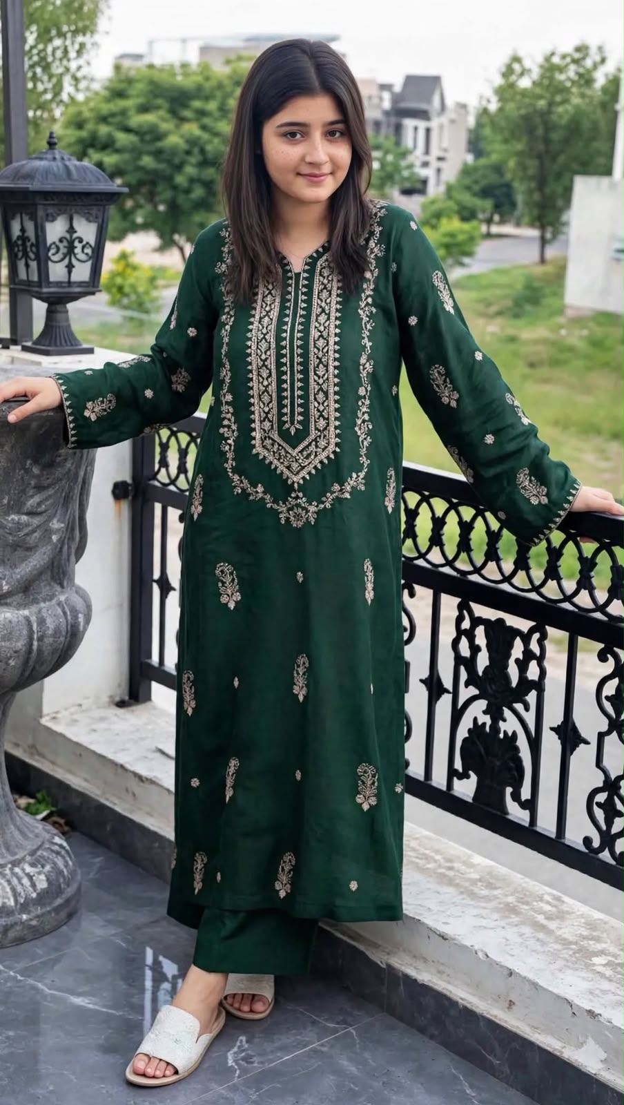 Dhanak Embroidered 2-Piece-ZQ-2021