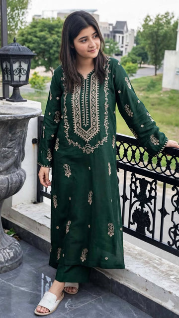 Dhanak Embroidered 2-Piece-ZQ-2021