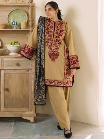 Dhanak Embroidered 3-PC-ALK3028