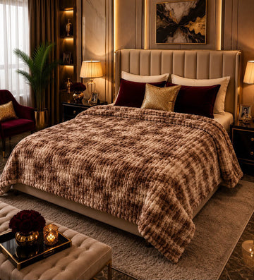 Premium Printed Puffy AC Blanket-JP4024