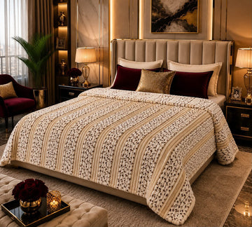 Premium Printed Puffy AC Blanket-JP4026