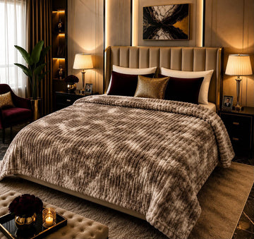 Premium Printed Puffy AC Blanket-JP4031
