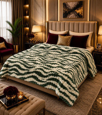 Premium Printed Puffy AC Blanket-JP4033