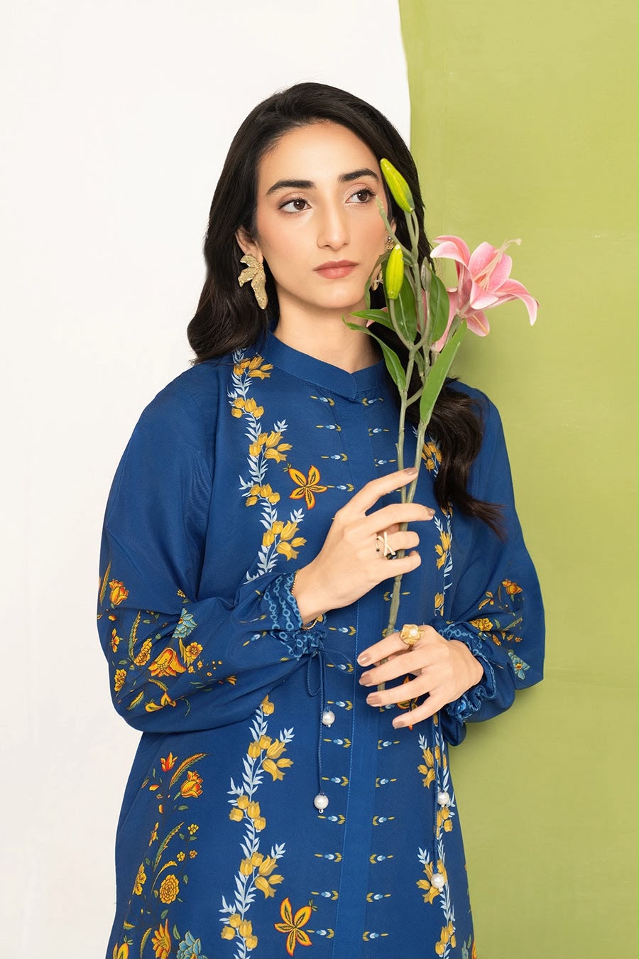 Digital Printed silk 2PC ZQ-6026