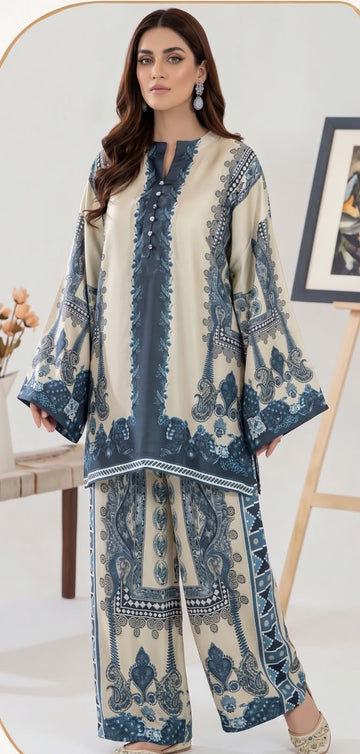 Digital Printed silk 2PC ZQ-6021