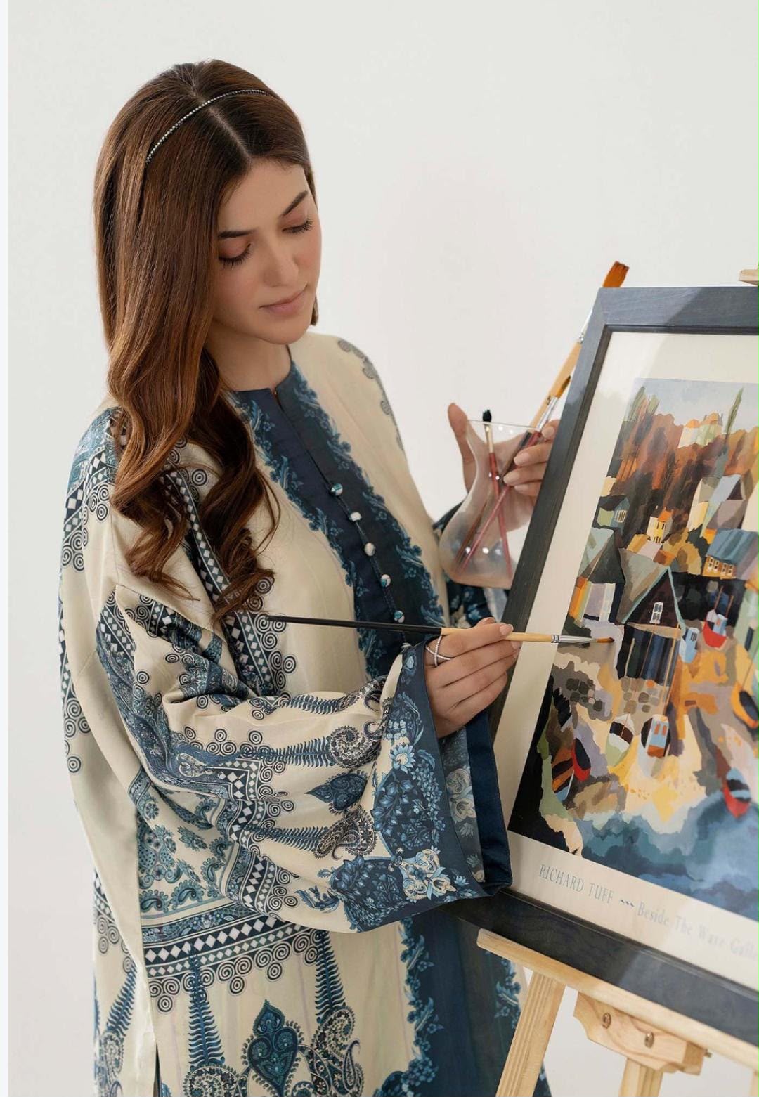 Digital Printed silk 2PC ZQ-6021